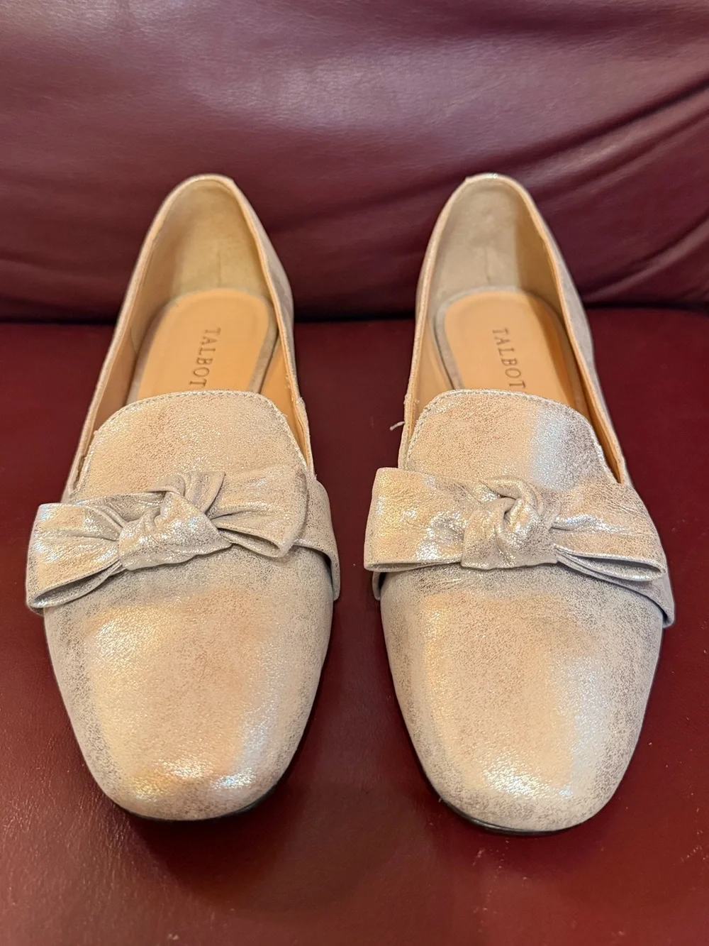 Talbots Metallic Loafers